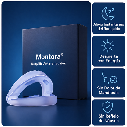 Montora®  Boquilla Antirronquidos de Ajuste Personalizado