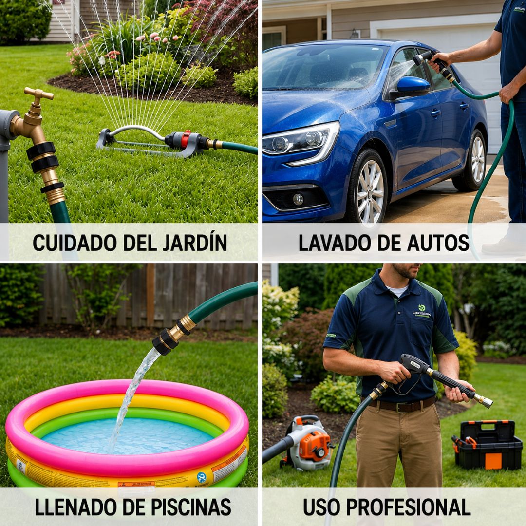 Set de Conectores Rápidos para Manguera de Jardín