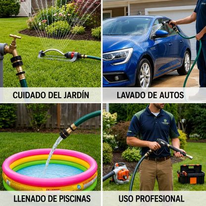 Set de Conectores Rápidos para Manguera de Jardín