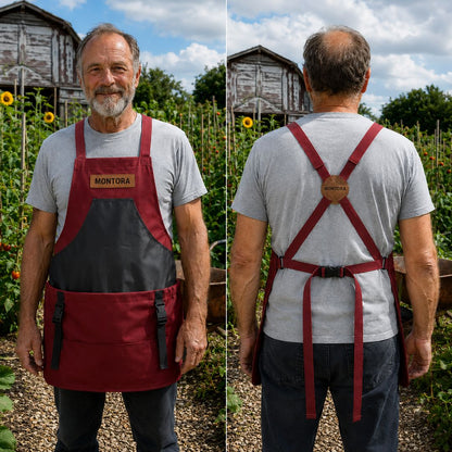Delantal de Jardinería con Bolsillos – Resistente y Ajustable | Talla Única