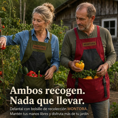 Delantal de Jardinería con Bolsillos – Resistente y Ajustable | Talla Única