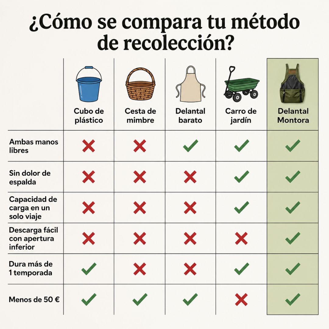 Delantal de Jardinería con Bolsillos – Resistente y Ajustable | Talla Única