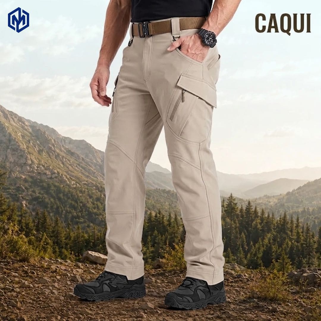 TerraFlex — Pantalón Táctico Impermeable con 9 Bolsillos que Aguanta Todo