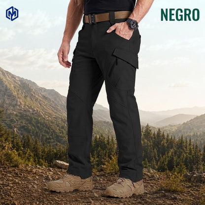 TerraFlex — Pantalón Táctico Impermeable con 9 Bolsillos que Aguanta Todo