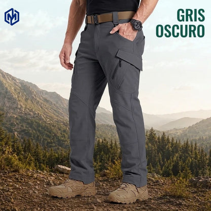 TerraFlex — Pantalón Táctico Impermeable con 9 Bolsillos que Aguanta Todo