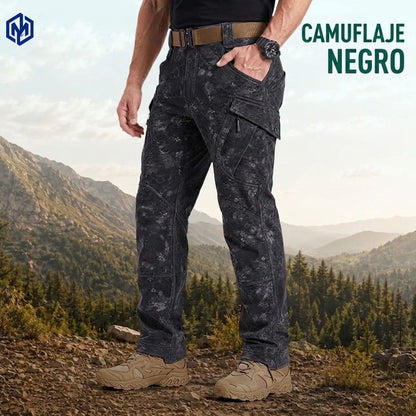 TerraFlex — Pantalón Táctico Impermeable con 9 Bolsillos que Aguanta Todo