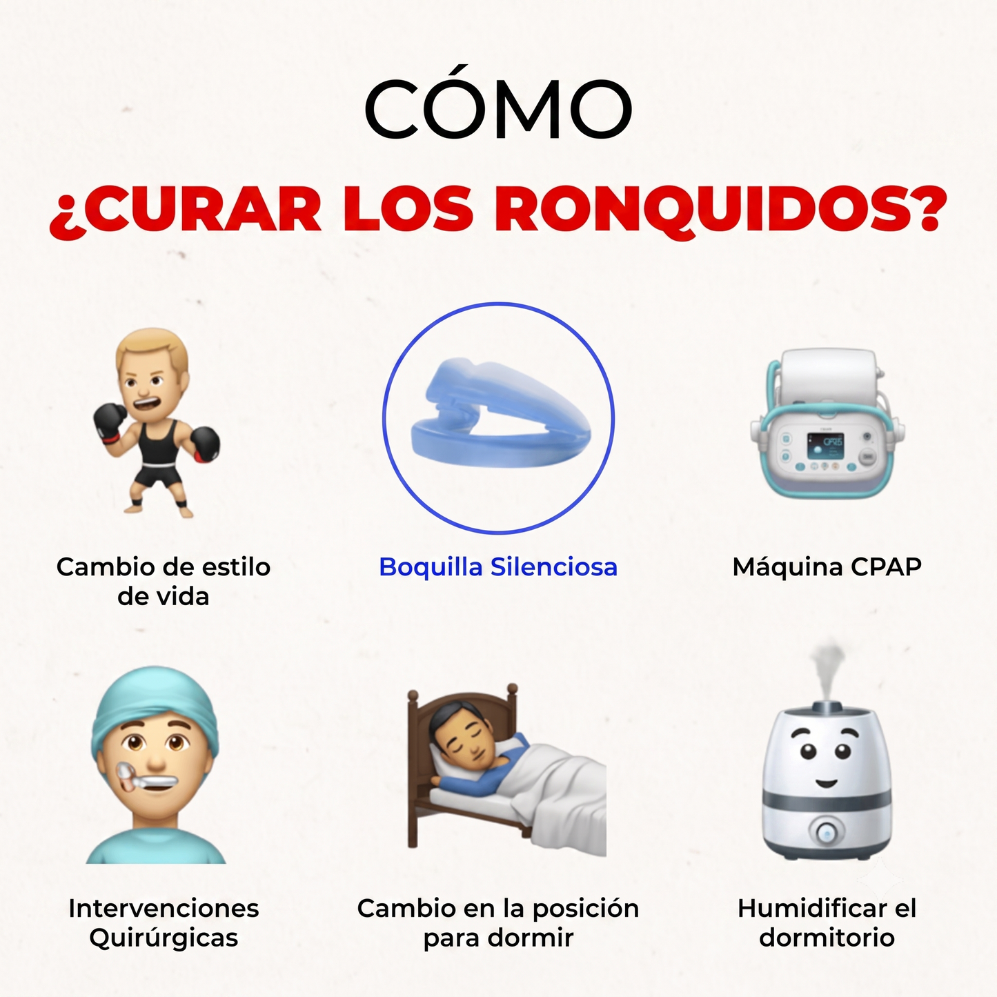 Montora®  Boquilla Antirronquidos de Ajuste Personalizado