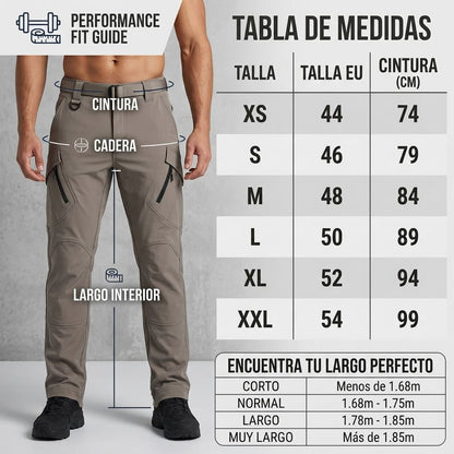 TerraFlex — Pantalón Táctico Impermeable con 9 Bolsillos que Aguanta Todo